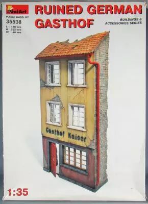 MiniArt 35538 - WWII Auberge Allemande Bombard�e Ruined German Gasthof 1/35 Neuf Boite