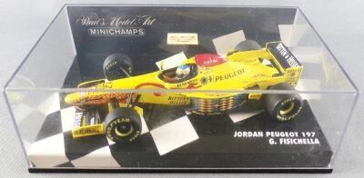 Minichamps 430 970012 F1 Jordan Peugeot 197 #12 G. Fisichella 1997 1:43 Mint in Box