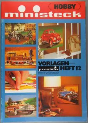 Ministeck Livre Mod�les N�12 Locomotives Voitures 2Cv Cox Buggy Mercedes 