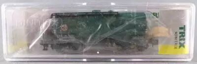 Minitrix 15420-19 Ech N Db Wagon Citerne � Bogies & Gu�rite Vert DEA 580 957 Neuf Boite