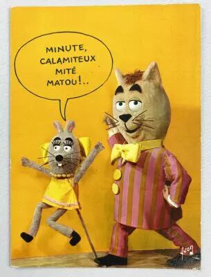 Minizup et Matouvu - Carte Postale ORTF / Editions Yvon n�05