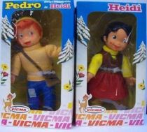 Mint in individual boxes Heidi + Pedro (Peter) 8\'\' Dolls Vicma