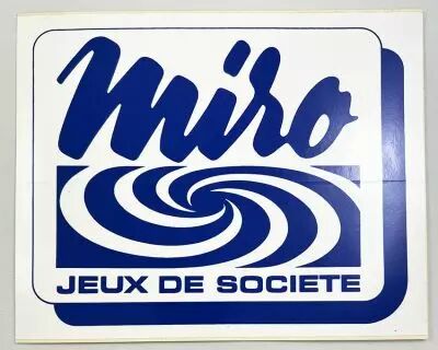 Miro (jeux de Soci�t�) - Autocollant Promotionnel 1978