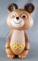 Misha Olympic Mascot Moscow 1980- 15,5 cm 6\  Blow-Molded Plastic Figure Made in Ussr