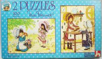 Miss Petticoat - Boite de 2 Puzzles 100 pièces - Nathan