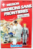 Mission Médecins Sans Frontières - Hughes le pilote - Figurine 10cm Berchet France