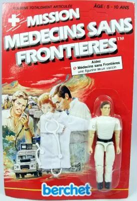 Mission M�decins Sans Fronti�res - Pierre le chirurgien - Figurine 10cm Berchet France