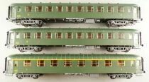 Models-World Ls Models MW 40 380 Ho Sncf Set of 3 Coachs Ocem Green 1956 Marking Era IIIcd Mint in Box