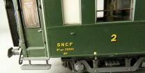 Models-World Ls Models MW 40 380 Ho Sncf Set of 3 Coachs Ocem Green 1956 Marking Era IIIcd Mint in Box