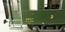 Models-World Ls Models MW 40 380 Ho Sncf Set of 3 Coachs Ocem Green 1956 Marking Era IIIcd Mint in Box