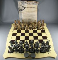 Mokarex - Chess Games - Complete Set 32 pieces + Chessboard + Rules Sheet