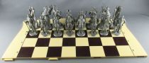 Mokarex - Chess Games - Complete Set 32 pieces + Chessboard + Rules Sheet