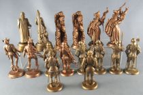 Mokarex - Jeu d\'Echecs - 16 Pions Figurines dorées