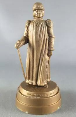Mokarex - Jeu d\'Echecs - Figurine dor�e - Charles Le t�m�raire (1�re s�rie)