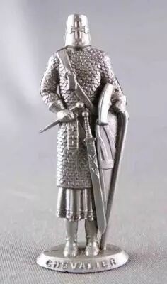 Mokarex Costumes Militaires 06 (demi-rond de bosse) Chevalier Crois� (gris)