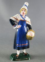 Mokarex French Regional Costumes (painted ronde bosse) Normand Woman