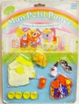 Mon Petit Poney - Hasbro France -  Garde Robe Mascotte de Bébé Poney - Tenue de clown et Peignoir