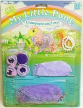 Mon Petit Poney - Hasbro UK -  Garde Robe Glamour et Paillettes - Champagne et Rubans