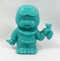 Monchichi - Bonux - Monchichi Frogman turquoise figure