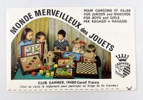 Monde Merveilleux des Jouets - Catalogue Dépliant Club Garnier (1960\'s)
