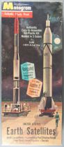 Monogram PD41-98 - Earth Satelittes Vanguard I Jupiter C Rare 1958 Kit 1:96 Near Mint in Box