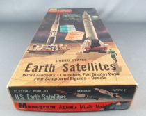 Monogram PD41-98 - Earth Satelittes Vanguard I Jupiter C Rare Maquette 1958 1/96 Proche Neuf Boite