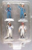 Monogran  85-6505 - Slot Car Plastic Figure 50 mm - 4 x 60\'s Drivers Mint in Package Scalextric 1:32