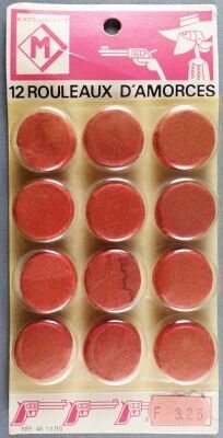 Monoprix 12 Boites Rouleaux de Bandes Amorces pour Pistolet Carabine Neuf Blister