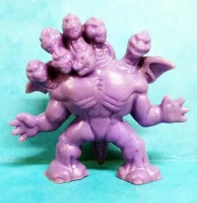Monster in My Pocket - Matchbox - Series 1 - #01 Great Beast (violet)