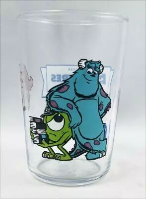 Monstres et Cie - Verre � moutarde Amora - Bob et Sully (Monstres Academy)