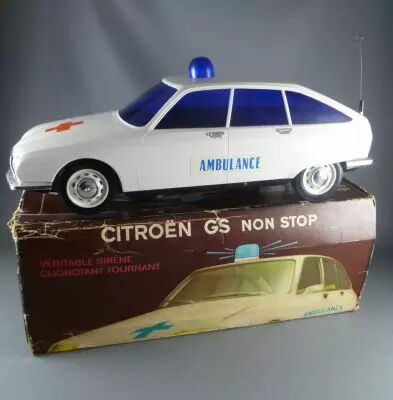 Mont Blanc 302402 Citroen GS Ambulance � Piles Gyrophare Sirene Boite d\'origine