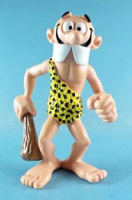 Mortadel et Fil�mon - Figurine PVC Comics Spain - Mortadel en Homme des Cavernes avec Gourdin