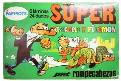 Mortadel et Fil�mon - Papirots - Jeu de Cubes