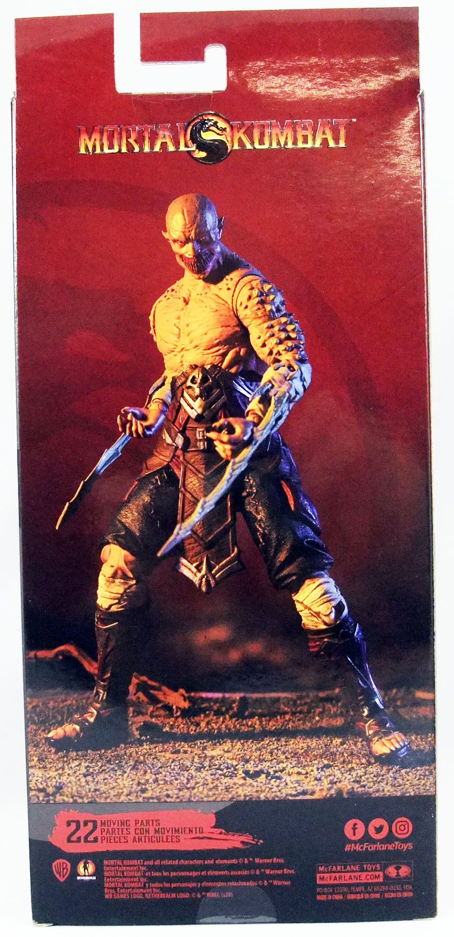 McFarlane Toys Mortal Kombat Baraka Tarkatan General - 7 in Collectible  Figure