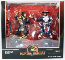 Mortal Kombat - Scorpion \ Blackout\  & Raiden \ Uncompromising Defender\  - McFarlane Toys 7\'\' figures