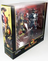 Mortal Kombat - Scorpion \ Blackout\  & Raiden \ Uncompromising Defender\  - McFarlane Toys 7\'\' figures