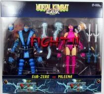 Mortal Kombat Klassic - Sub-Zero vs. Mileena - McFarlane Toys 7\'\' figure