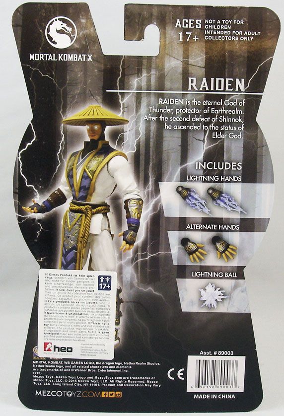 Mezco Toyz Mortal Kombat X: Raiden Action Figure 