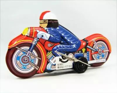 Moto - Jouet m�canique en T�le - Motor-Cycle (Yonesawa)