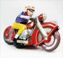 Moto - Jouet mécanique en Tôle - Racing Motor Cycle (Tin Treasures)