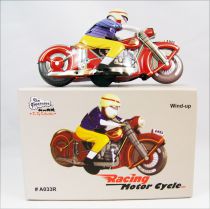 Moto - Jouet mécanique en Tôle - Racing Motor Cycle (Tin Treasures)