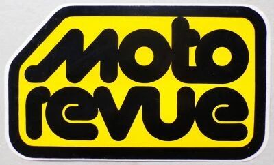Moto Revue - Moto - Autocollant Vintage 31x18,4cm