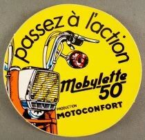 Motoconfort - Moped - Vintage Sticker Mobylette 50 Take Action