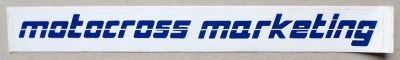 Motocross Marketing - Autocollant Bandeau Vintage 36x4cm