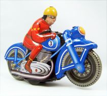 Motorbike - Tin Toy Wind-Up - Moto Racer