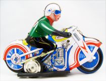 Motorbike - Tin Toy Wind-Up - Motorcycle (Q.S.H.)