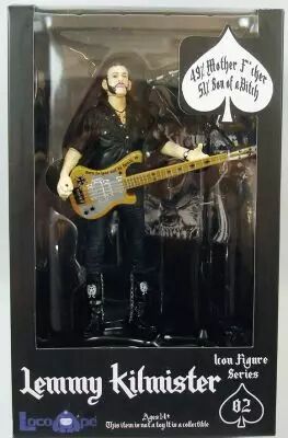 Mot�rhead - Lemmy Kilmister \'Rickenbacker guitar cross\  - Locoape action figure