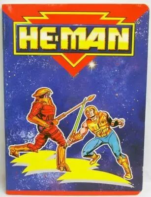 MOTU - Cahier d\'�colier - He-Man & Flogg (Musclor vs. Brakk)