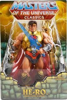 He-ro Figure Masters of The Universe Classics MOTU 2008 Mattel on Card for sale online