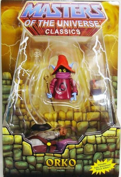 Masters of the Universe Classics He-Man Orko figure with Prince Adam MOTU for sale online